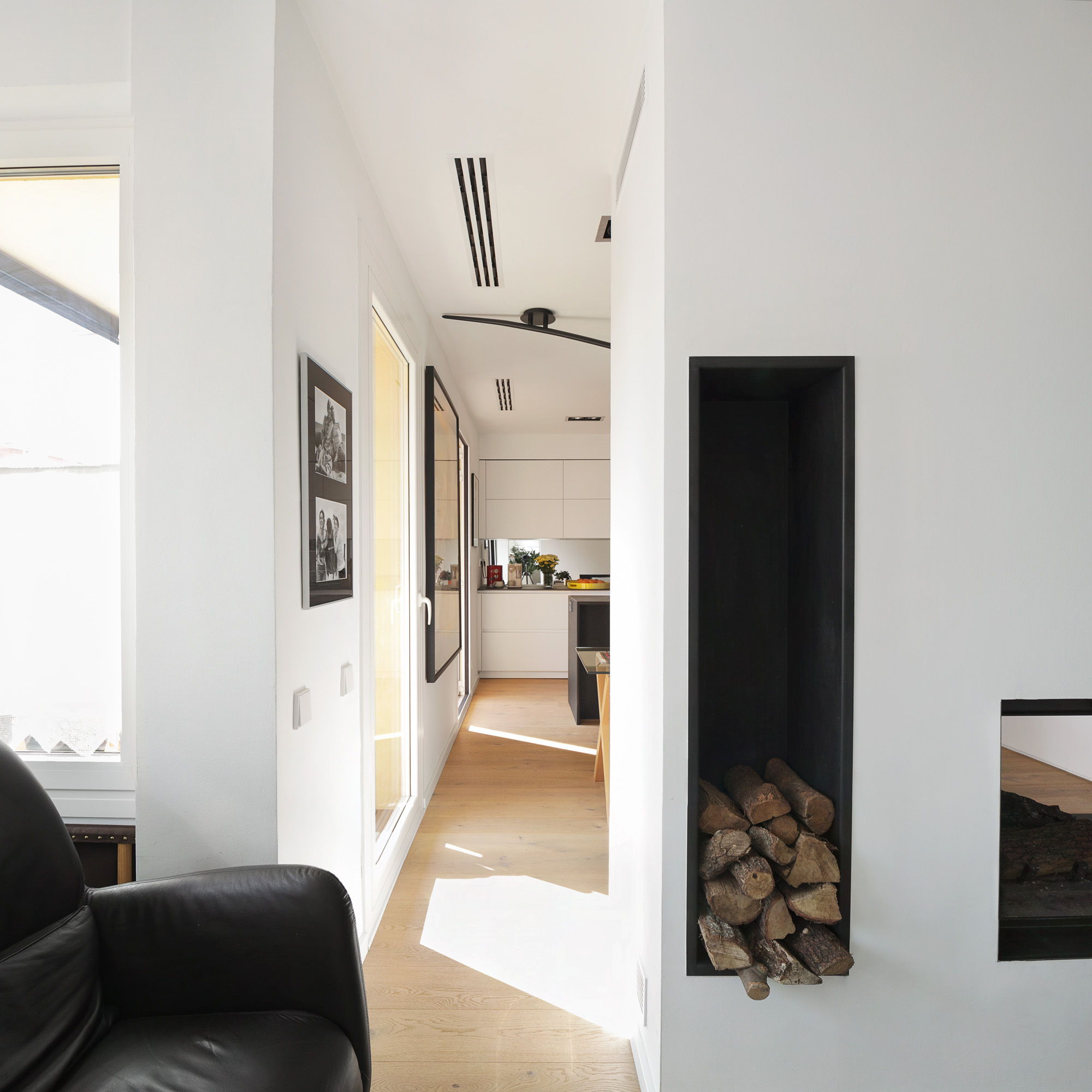 Chimenea central