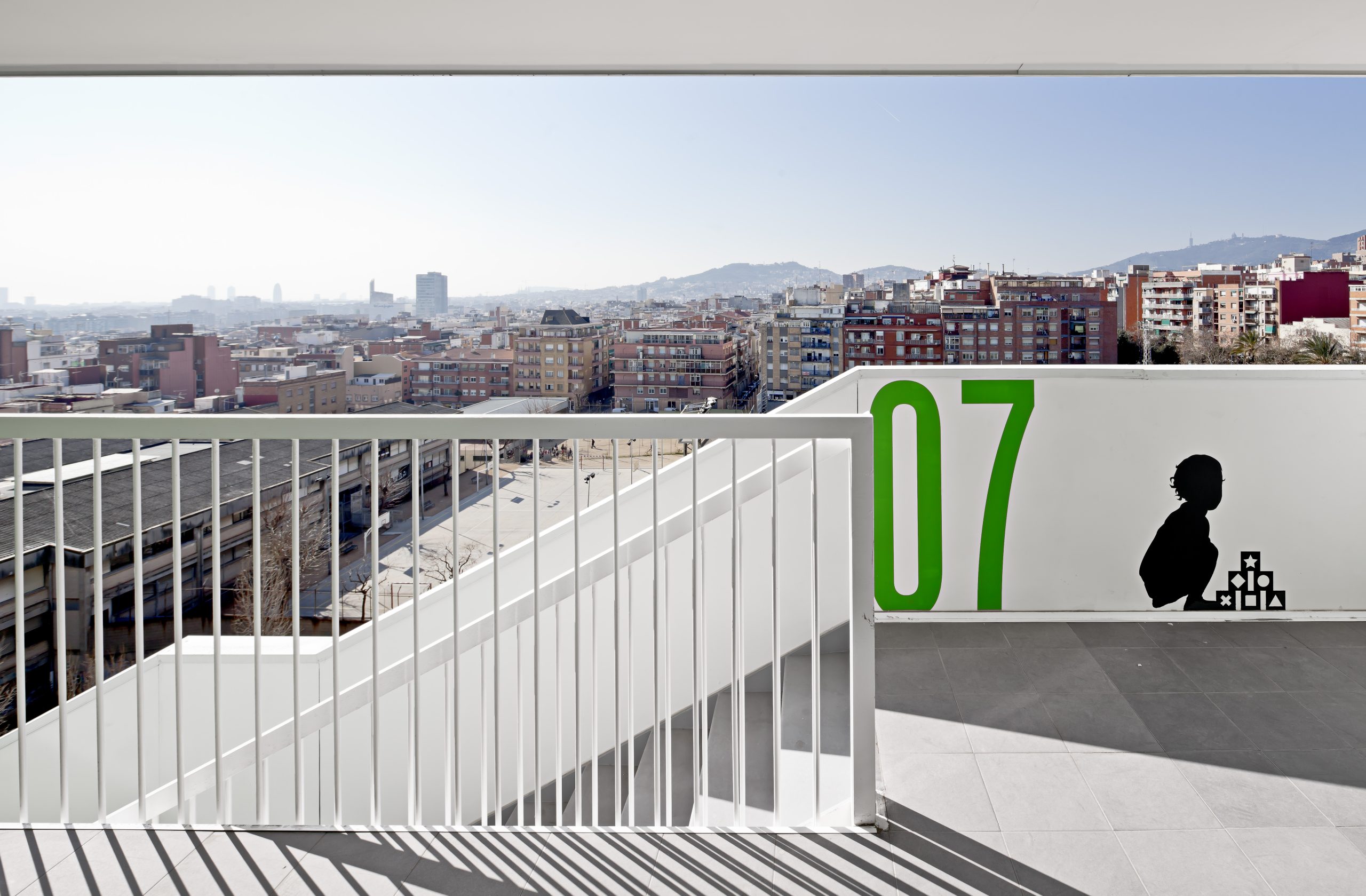 Escaleras exteriores